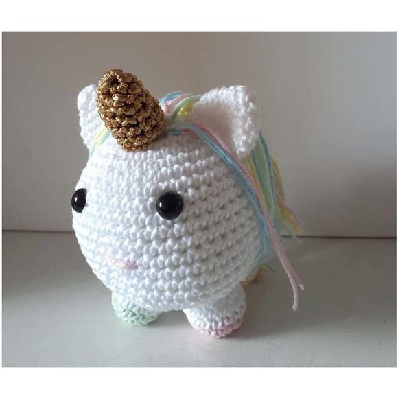 Amigurumi Unicórnio Bola
