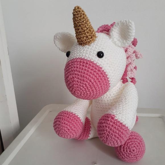 Amigurumi Unicórnio Lua