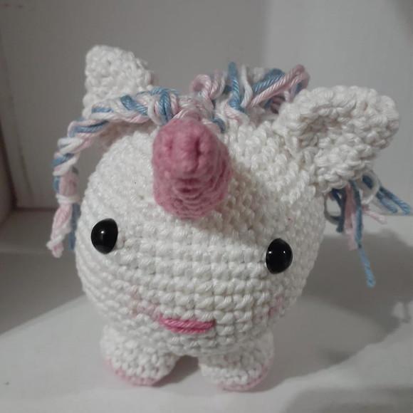 Amigurumi Unicórnio Bola