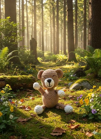 Amigurumi Ursinho Interativo
