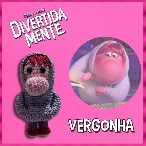 Amigurumi Vergonha do Filme Divertida Mente 2