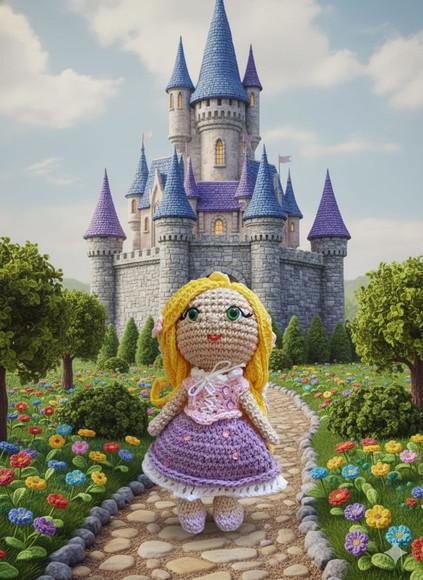 Boneca Rapunzel - Coleção Princesas