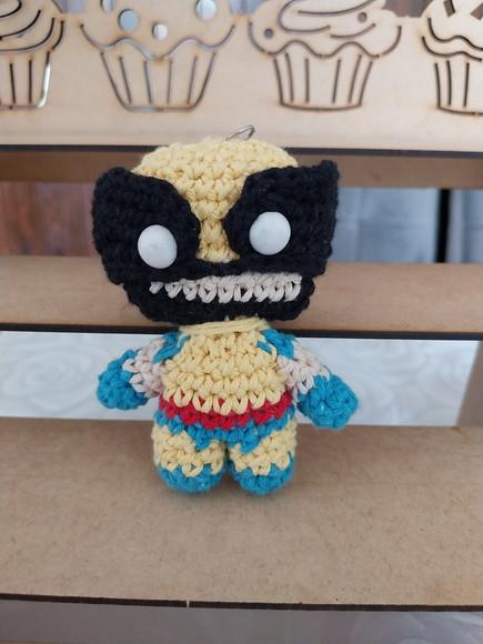 Chaveiro Amigurumi Wolverine