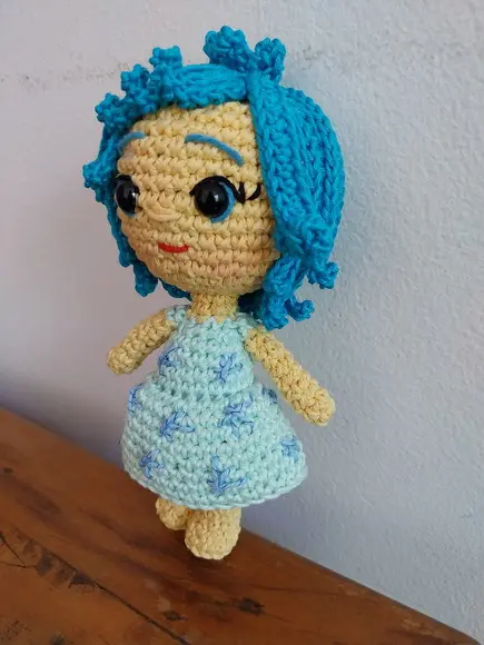 Amigurumi Alegria do Filme Divertida Mente 2