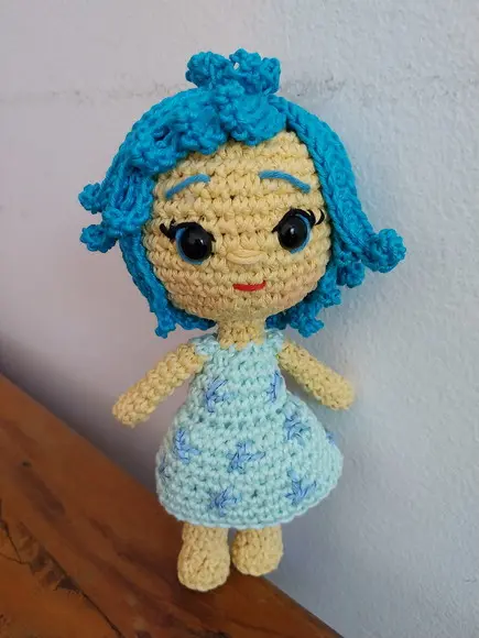 Amigurumi Alegria do Filme Divertida Mente 2