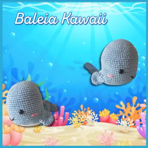 Amigurumi Baleia Kawaii