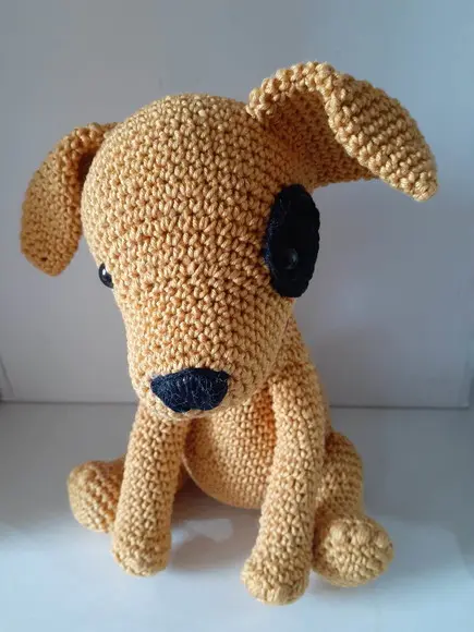 Amigurumi Cachorrinho Amarelo