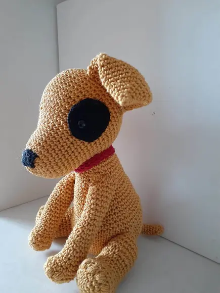 Amigurumi Cachorrinho Amarelo