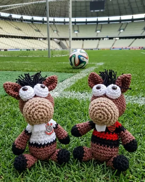 Amigurumi Cavalinho de Time