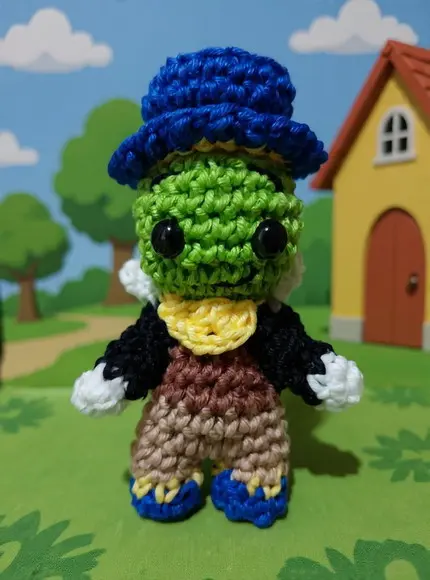 Amigurumi Grilo Falante