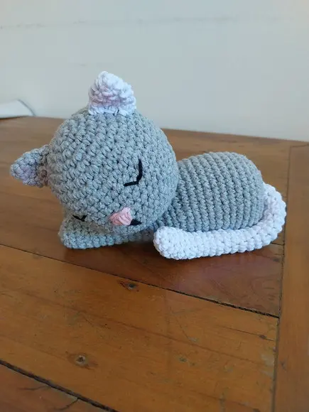 Amigurumi Gatinho Dorminhoco