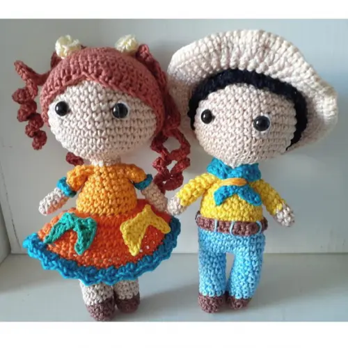 Amigurumi Menino Caipira