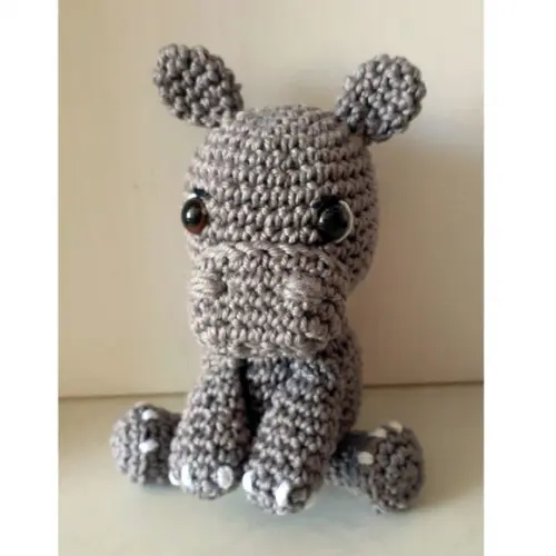 Amigurumi Mini Hipopótamo