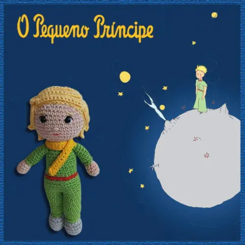 Amigurumi o Pequeno Príncipe