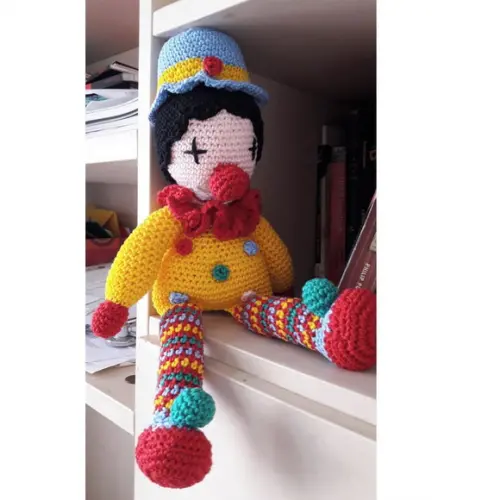 Amigurumi Palhaço Bolota