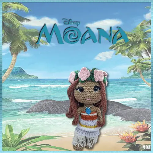 Amigurumi Princesa Moana