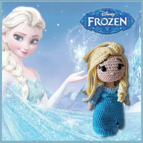 Amigurumi Princesa Elsa