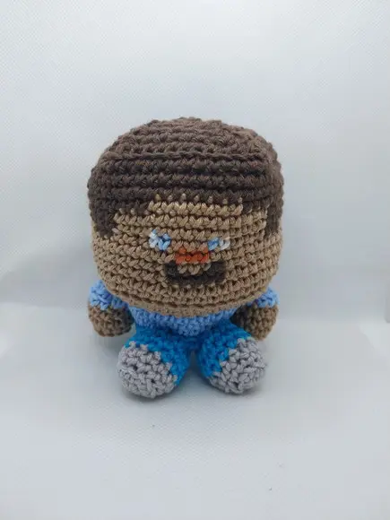 Amigurumi Steve Minecraft