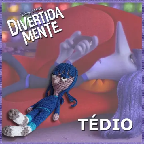 Amigurumi Tédio do Filme Divertida Mente 2