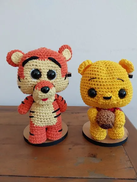 Amigurumi Tigrão da Turma do Pooh