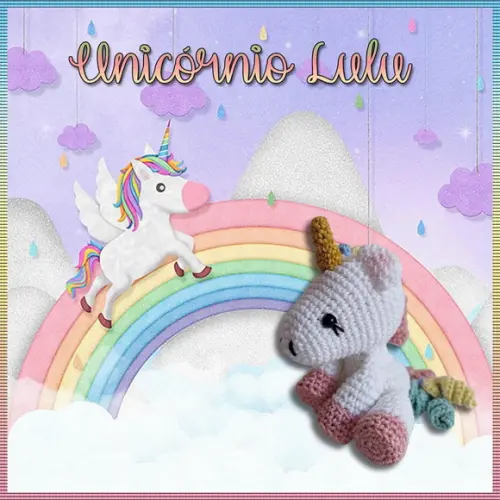 Amigurumi Unicórnio Lulu