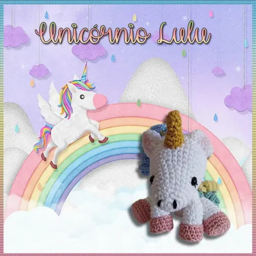 Amigurumi Unicórnio Lulu