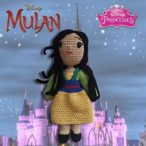 Boneca Mulan - Coleção Princesas