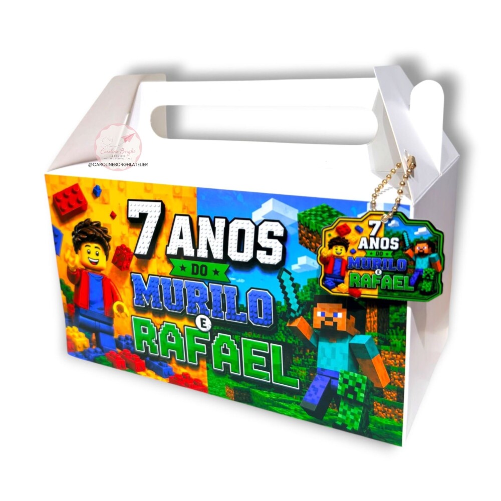 Maletinha Personalizada para Festa Infantil com Chaveiro | Qualqu