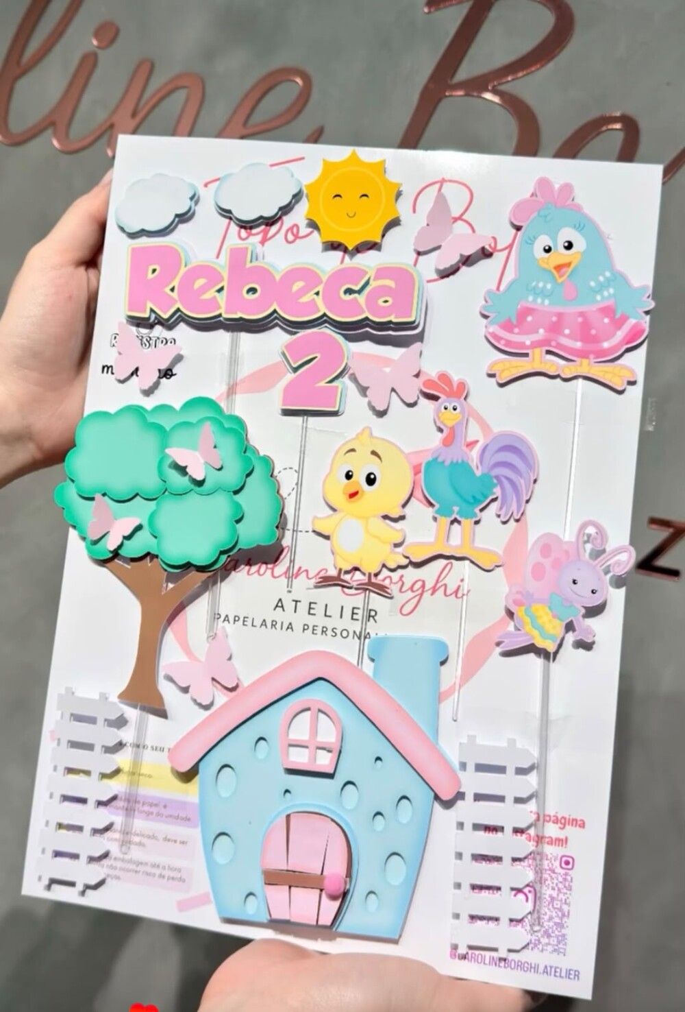Topo de Bolo Personalizado para Festa Infantil | Qualquer Tema