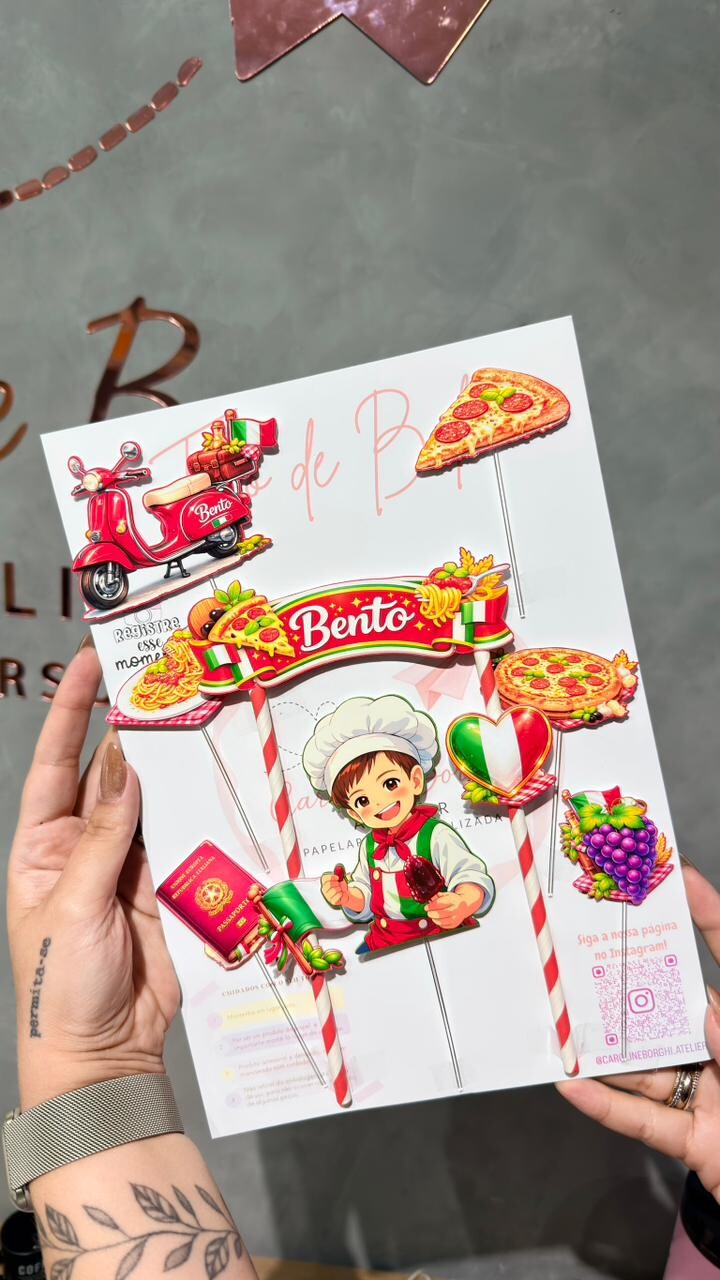 Topo de Bolo Personalizado para Festa Infantil | Qualquer Tema