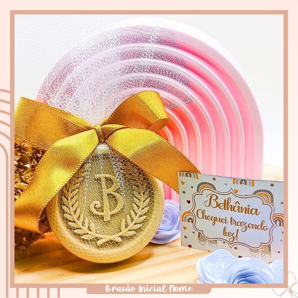 Lembrancinha Maternidade Sabonete Provençal Inicial Do Nome