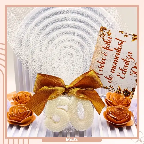 Lembrancinha Aniversário Sabonete Idade (Fazemos Qualquer Idade)