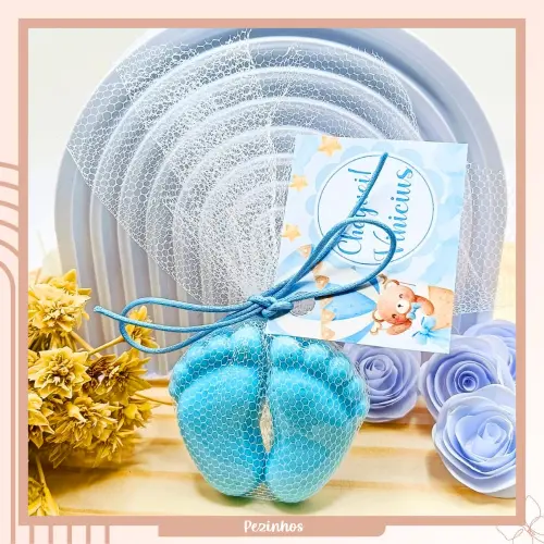 Lembrancinha Personalizada Sabonete Pezinhos