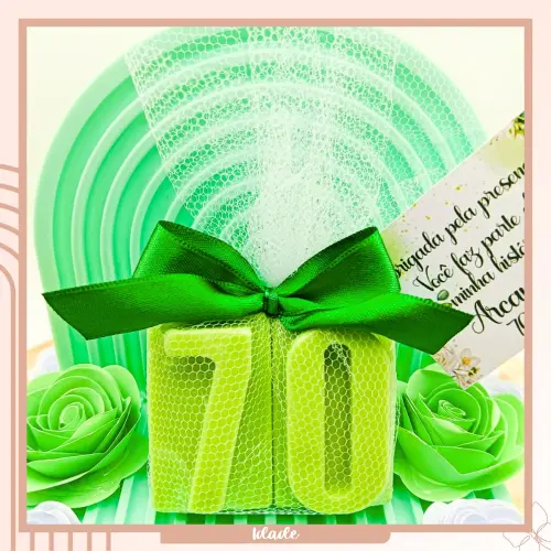 Lembrancinha Aniversário Sabonete Idade (Fazemos Qualquer Idade)