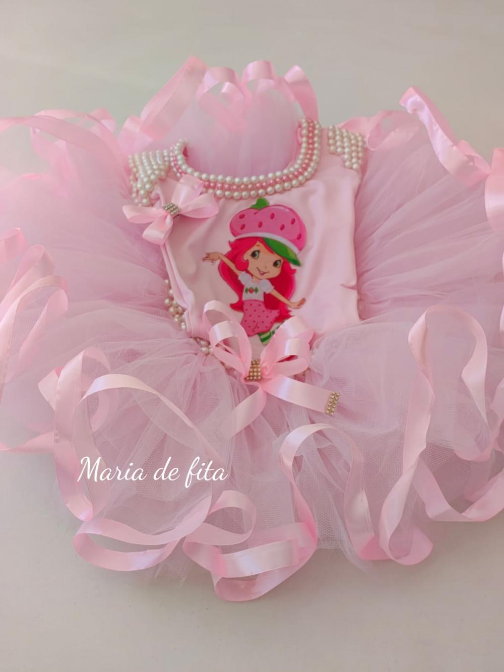 fantasia moranguinho roupa moranguinho
