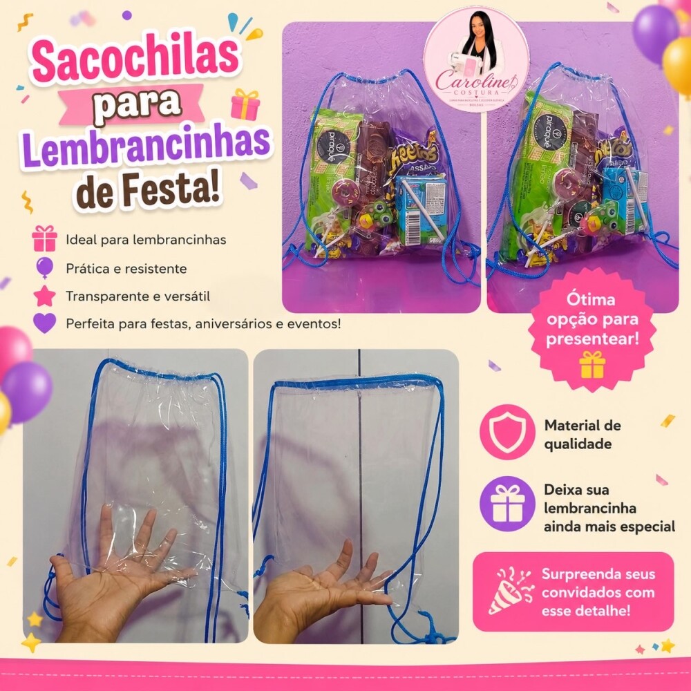 Mochila/Sacochila/Kit com 10 unidades