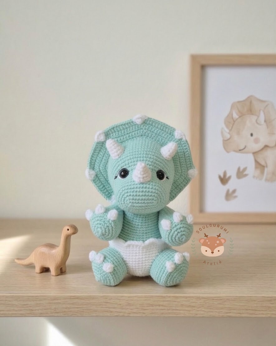 Dinossauro Baby Amigurumi