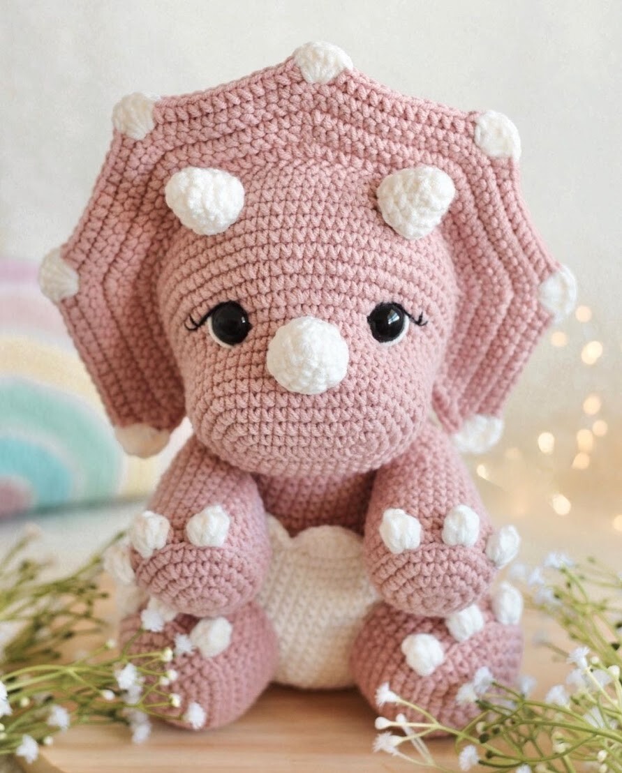 Dinossauro Baby Amigurumi