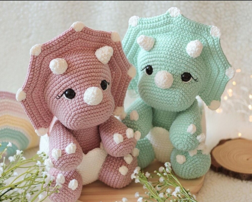 Dinossauro Baby Amigurumi