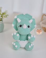 Dinossauro Baby Amigurumi