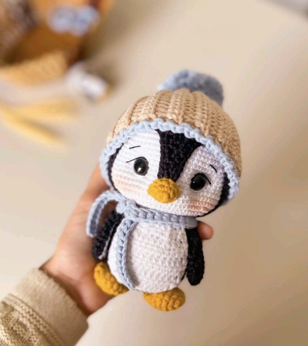 Pinguim Pingo em Amigurumi