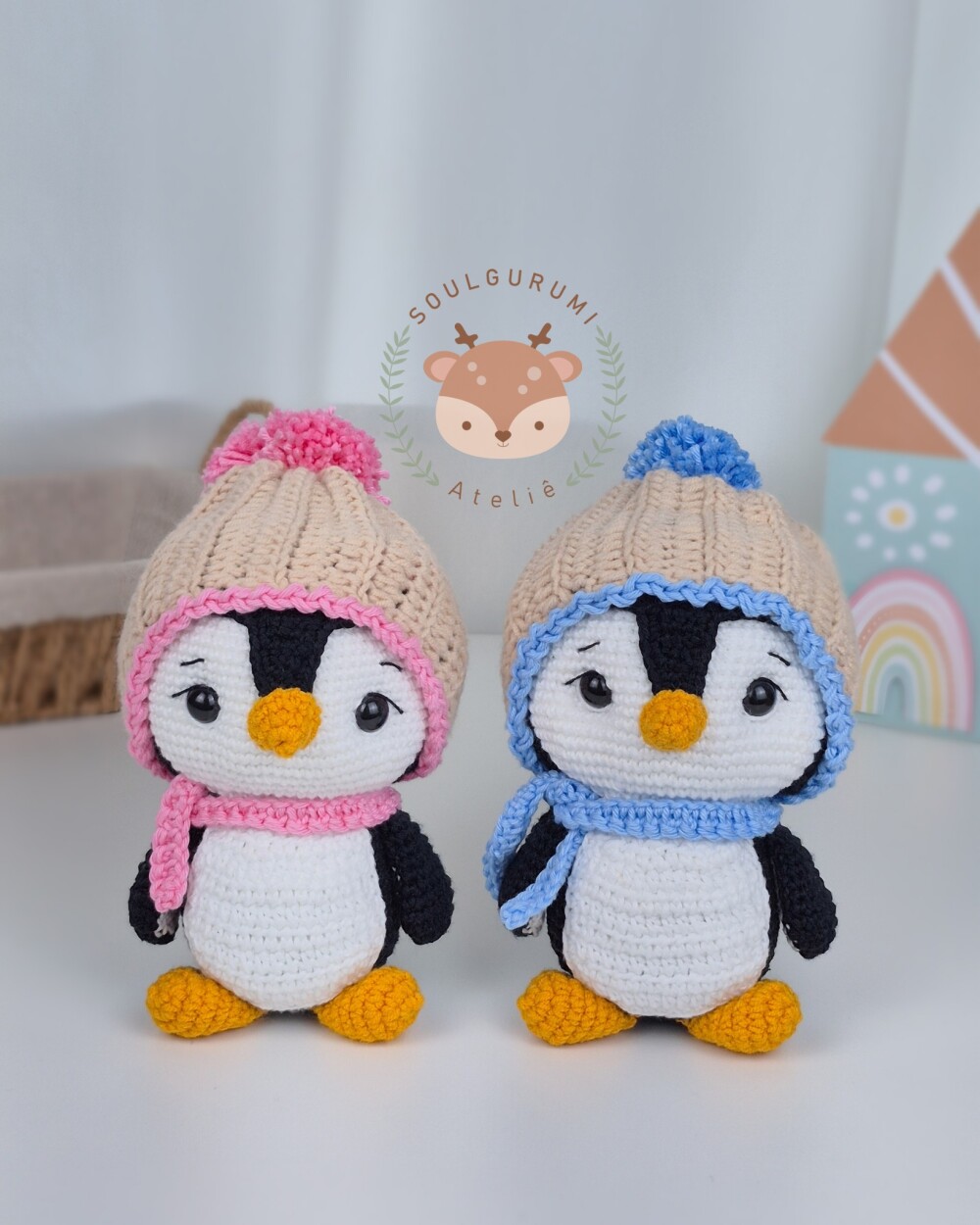 Pinguim Pingo em Amigurumi