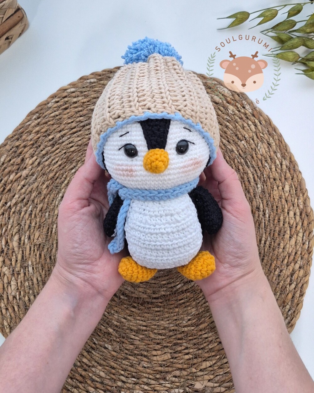 Pinguim Pingo em Amigurumi