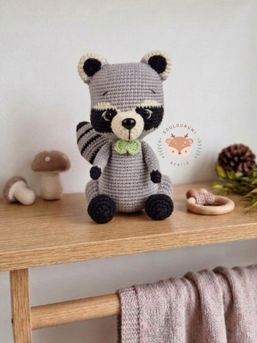 Coleção Bosque Encantado em Amigurumi (Unidade)