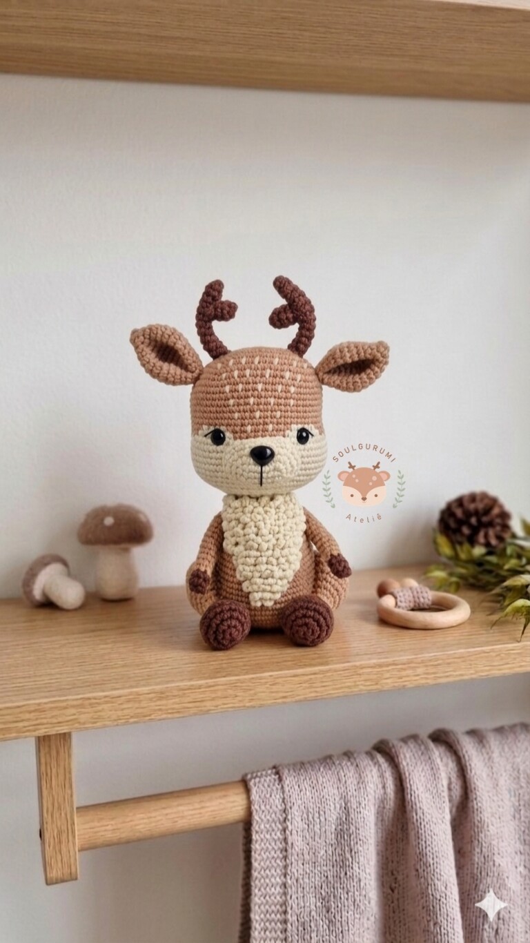 Coleção Bosque Encantado em Amigurumi (Unidade)