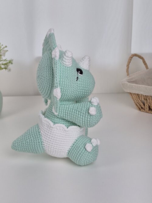 Dinossauro Baby Amigurumi