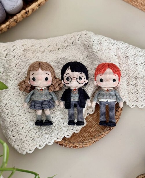 Personagens da Coleção Harry Potter em Amigurumi (Unidade)