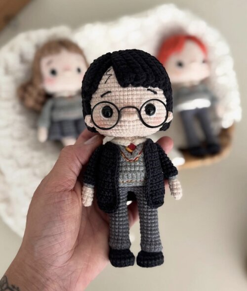 Personagens da Coleção Harry Potter em Amigurumi (Unidade)