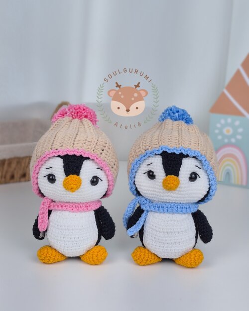 Pinguim Pingo em Amigurumi
