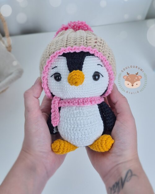 Pinguim Pingo em Amigurumi